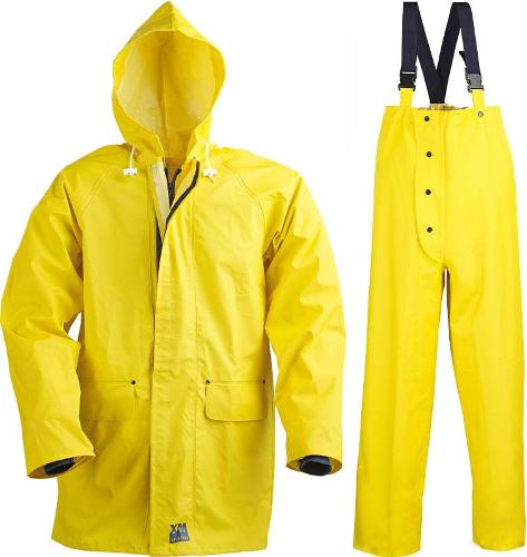 Rain Suit Yellow with Hood Large. Impa 190437, Issa 2720103. - GALANOS BROS