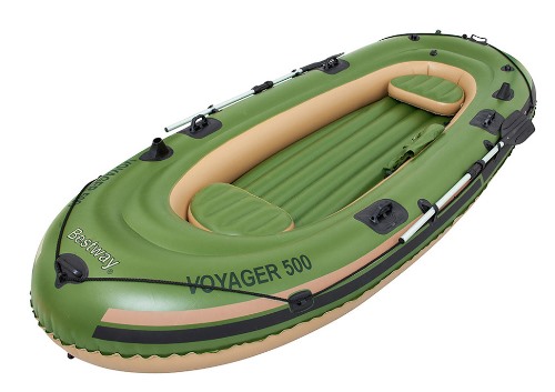 3,48m Inflatable Floor Inflatable Boat Bestway Voyager 500 