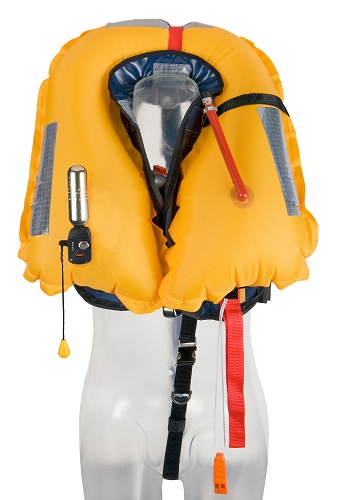 190N Adult Manual/Harness Inflatable Lifejacket BESTO Diver Wipe Clean ...