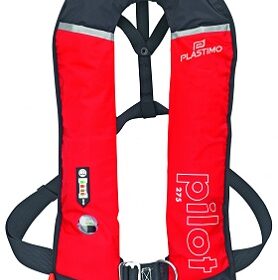 275N Auto/Harness Lifejacket PLASTIMO Pilot 275 65070 Red