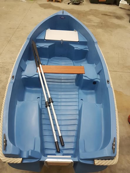 Bourlingue Polyethylene Boat Rigiflex Blue canot Breton